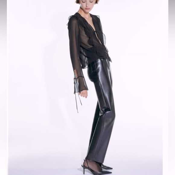 Wilfred Melina faux leather 5 pocket pant size 00 - Picture 1 of 10